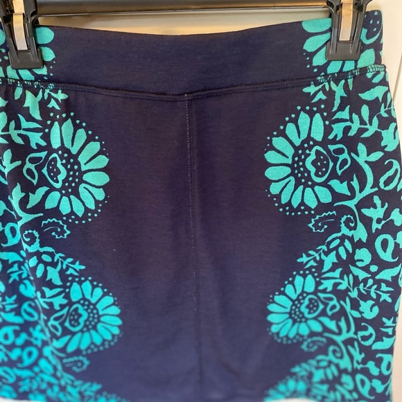 🎉SALE🎉T by Talbots Floral Patterned Skort in Blue and Teal - Picture 1 of 6